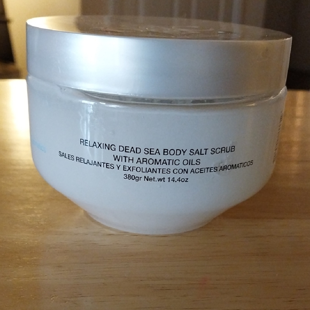 Relaxing Dead Sea Body Salt Scrub - White